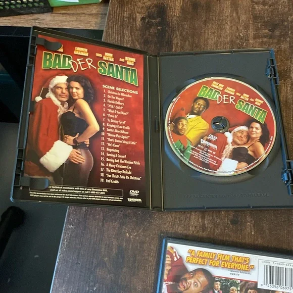 DVD triple feature - Wedding Crashers, Badder Santa, Are we there yet?